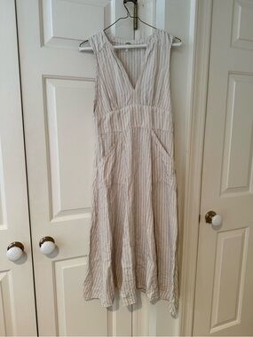 FREE PEOPLE LINEN DRESS SIZE S